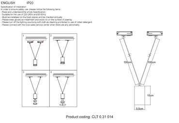 Трековый однофазный светильник Crystal Lux CLT 0.31 014 BS