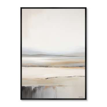 Репродукция картины на холсте Landscape collection, Salt lake, No 2, 2024г.