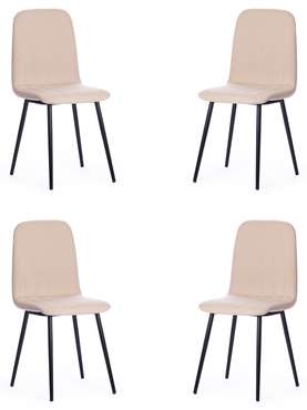 Набор из четырех стульев ARC бежевого цвета