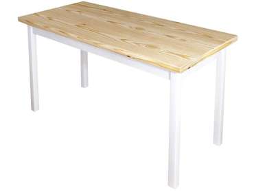 Стол обеденный Классика 140х60 бело-бежевого цвета