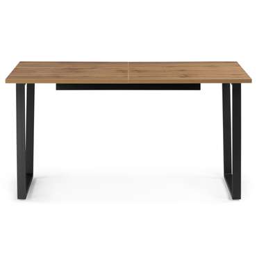 Обеденный раздвижной стол Лота Лофт 140 коричневого цвета