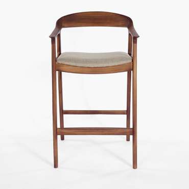 Полубарный стул Бароло серо-коричневого цвета