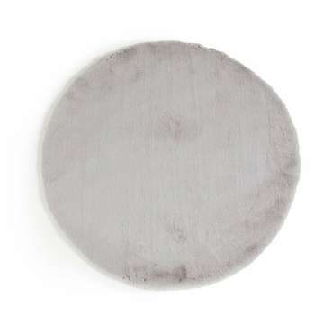 Ковер круглый детский Mouflette 100х100 серого цвета