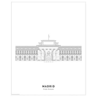 Прадо, Мадрид, 40х50 см