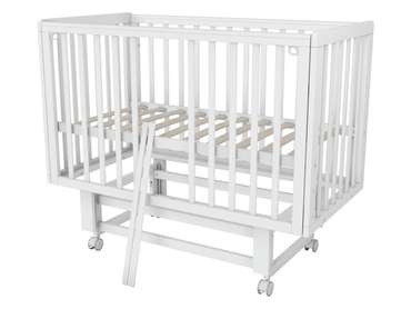 Кроватка для новорожденного Papi 60х120 белого цвета