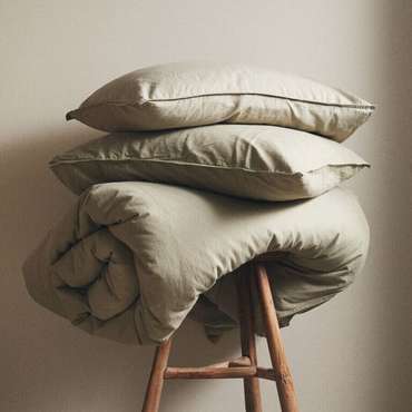 Постельное белье из смесового льна для двуспальной кровати/кровати размера «king-size»