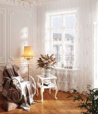 тюль Беатрис 300х260 белый