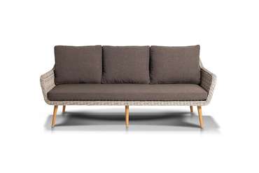 Садовый диван Прованс коричневого цвета
