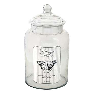 Банка Butterfly warm grey большая