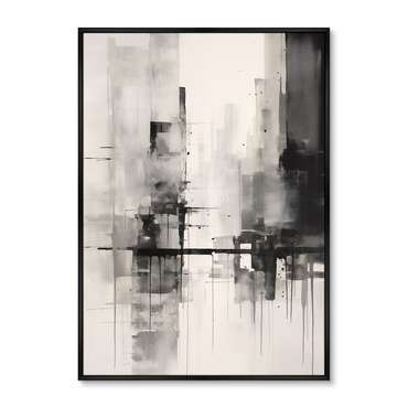 Репродукция картины Rain in the city, No 2, 2024г.