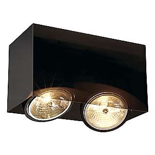 Светильник накладной с ЭПН Acrylbox черный  