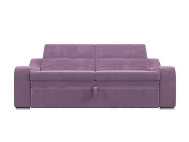 Прямой диван-кровать Медиус сиреневого цвета