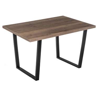 Обеденный стол Эльпатия черно-коричневого цвета