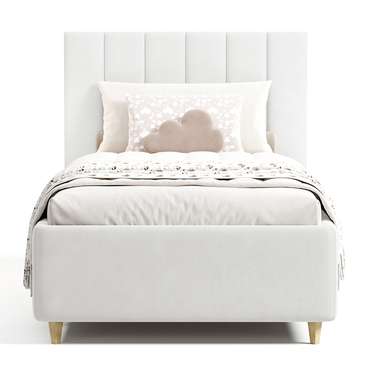 Кровать Olivia 90х200 белого цвета с подъемным механизмом