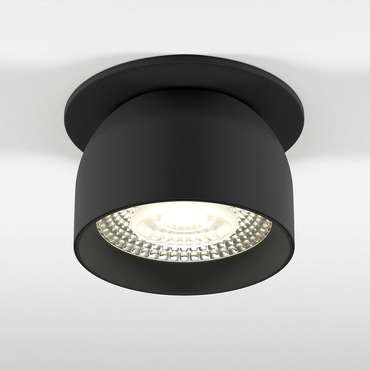 Светильник встраиваемый светодиодный Uno черный 25092/LED