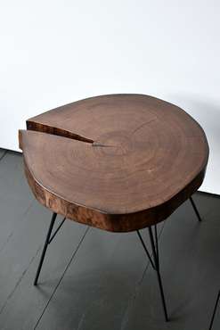 Кофейный стол Oak 19 черно-коричневого цвета