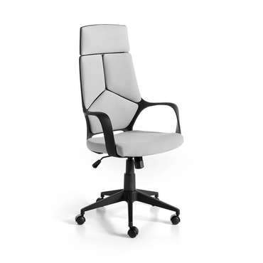 Офисное кресло серого цвета