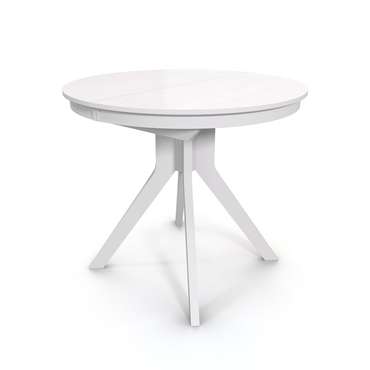 Раздвижной обеденный стол Местре белого цвета