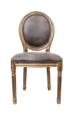 Стул Volker antique gold с каркасом из массива