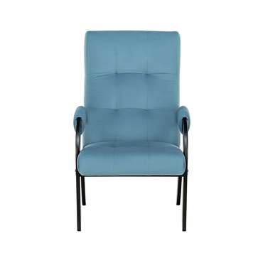 Кресло Спринг темно-голубого цвета