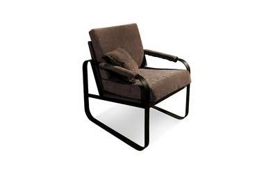 Кресло Фил коричневого цвета