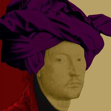 Портрет "A man by Van Eyck"