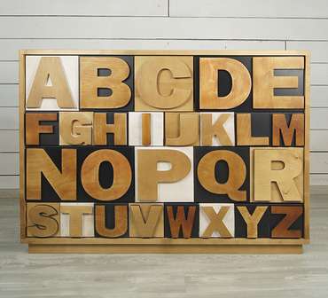 Комод Alphabeto Birch из массива березы