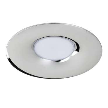 Круглый встраиваемый светильник Levigo цвета хром