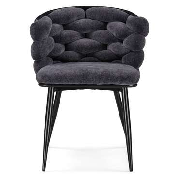 Обеденный стул Rendi серо-черного цвета