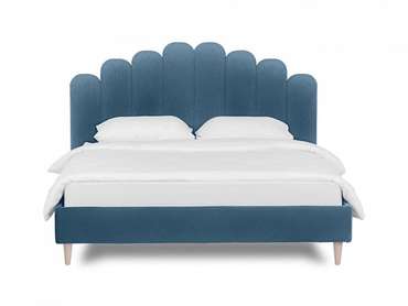 Кровать Queen II Sharlotta L 160х200 синего цвета 