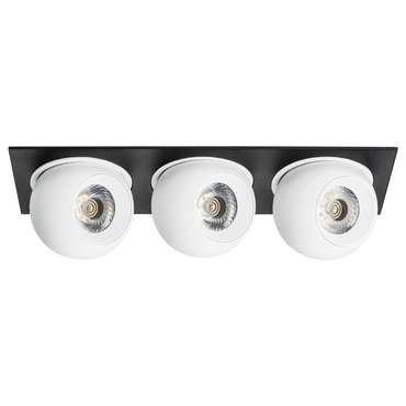 Светильник INTERO LED 9W*3 850LM*3 24G ЧЕРНЫЙ/БЕЛЫЙ 3000K (217537+217062+217062+217062)
