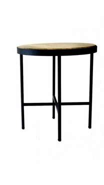 Кофейный столик Callisto М черно-коричневого цвета
