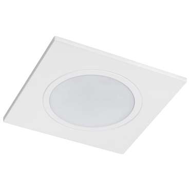 Рамка (светильник) PVC д/LED-модулей 941хх и LED-ламп D50мм PIANO QUAD БЕЛЫЙ IP65