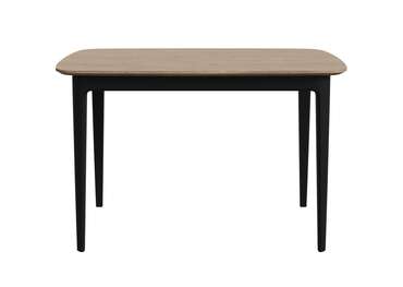 Стол обеденный Tammi 120 бежево-черного цвета