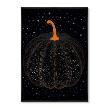 Репродукция картины Pumpkin sparkling in the night, 2024г.
