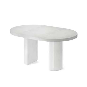 Раздвижной обеденный стол Тиаки S белого цвета