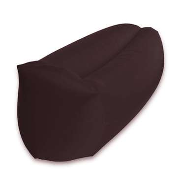 Надувной лежак Air Puf коричневого цвета 