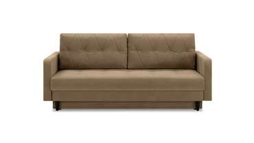 Прямой диван-кровать Бостон Лайт светло-коричневого цвета