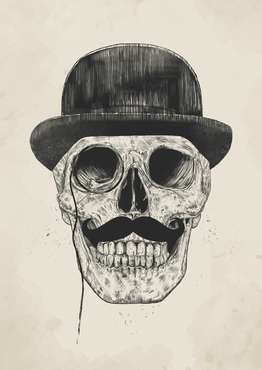 Принт «Gentlemen never die» by Balazs Solti