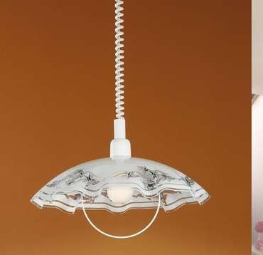 Подвесной светильник Vetro 3041 (стекло, цвет белый)