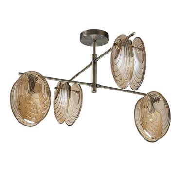 Потолочная люстра на штанге Escada Castanet 2123/4P Brass E14*40W