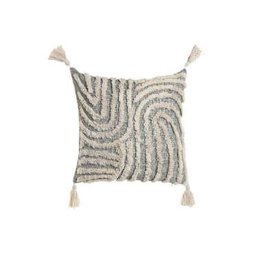 Подушка Boho 45х45 серого цвета