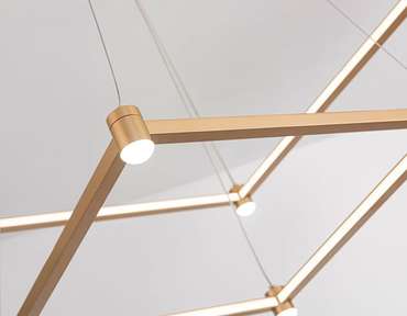 Подвесная люстра Comfort FL5599 (акрил, цвет белый)