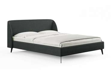 Кровать Rosa 180х200 темно-серого цвета без основания 