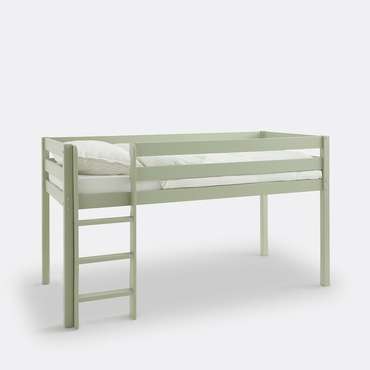 Кровать-чердак Mirka 90x190 зеленого цвета