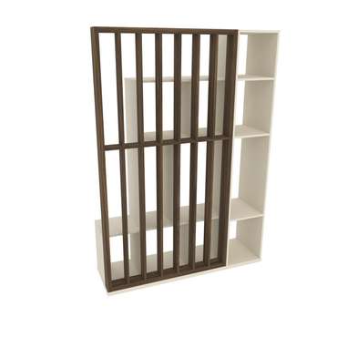 Перегородка-стеллаж высокий Разделение П5135.3 бежево-коричневого цвета