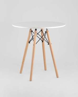 Обеденный стол Dsw Eames белого цвета
