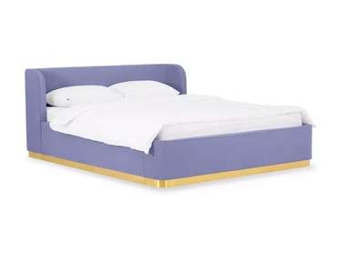 Кровать Vibe 160х200 сиреневого цвета с подъемным механизмом