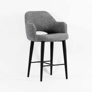 Полубарный стул Мартин серого цвета