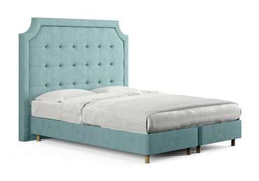 Кровать Elysium 160х200 голубого цвета с двумя основаниями